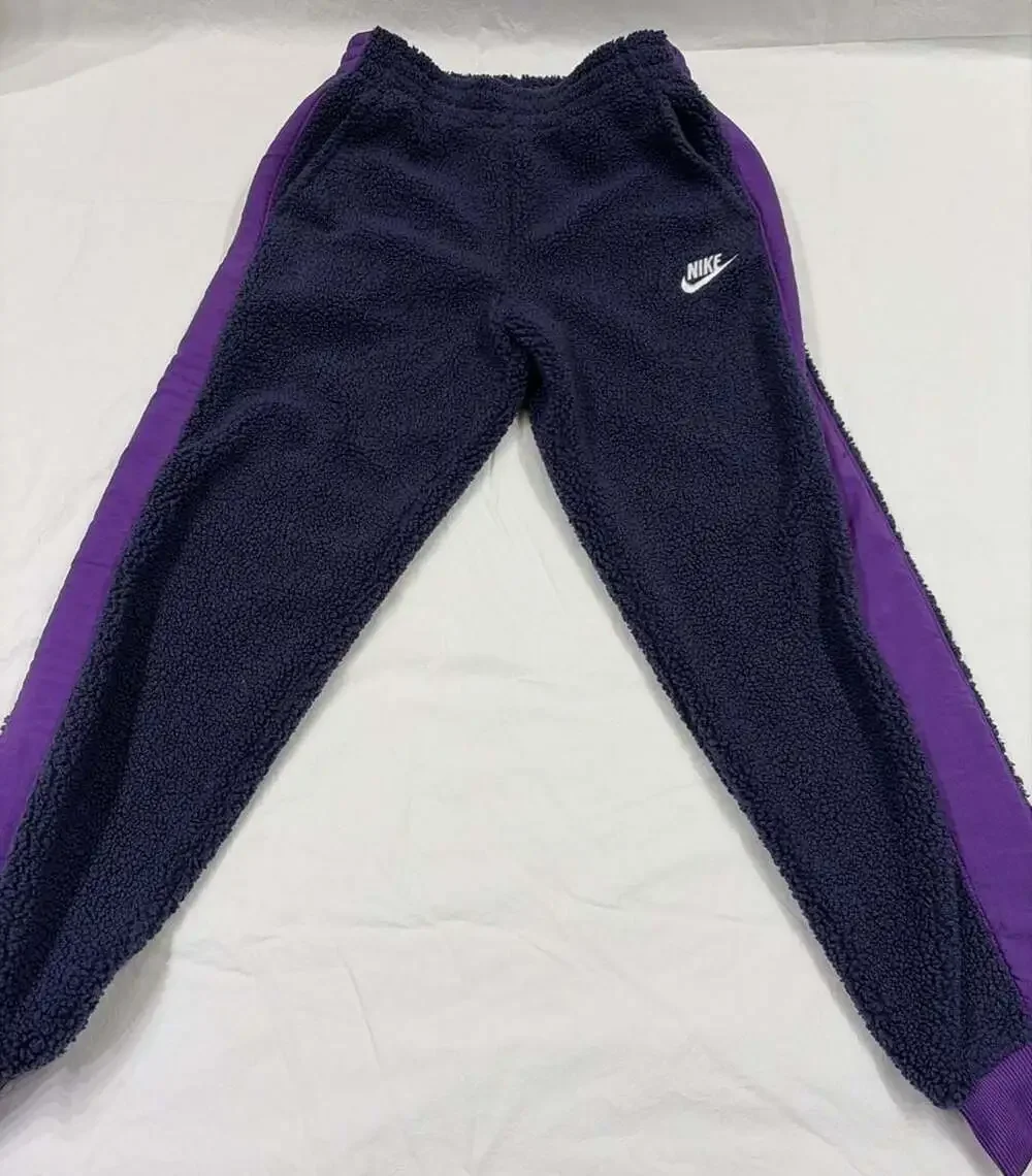 Nike Big Kids Sportswear Club Fleece Winterized Jogger Pants Purple Large